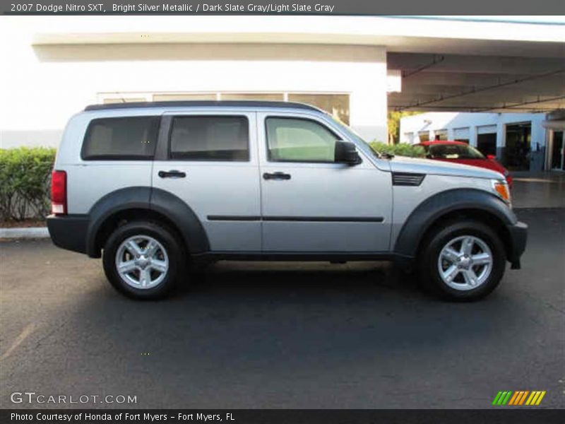 Bright Silver Metallic / Dark Slate Gray/Light Slate Gray 2007 Dodge Nitro SXT
