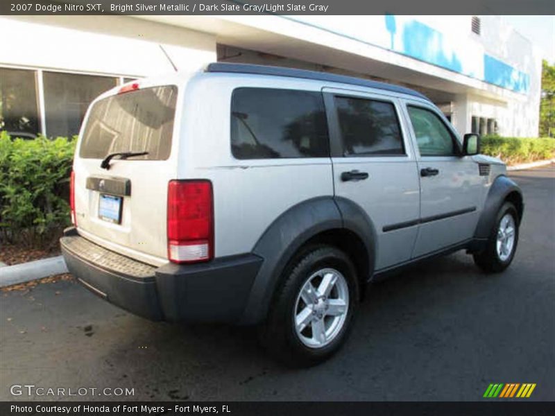 Bright Silver Metallic / Dark Slate Gray/Light Slate Gray 2007 Dodge Nitro SXT