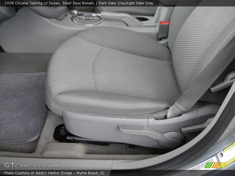 Silver Steel Metallic / Dark Slate Gray/Light Slate Gray 2008 Chrysler Sebring LX Sedan