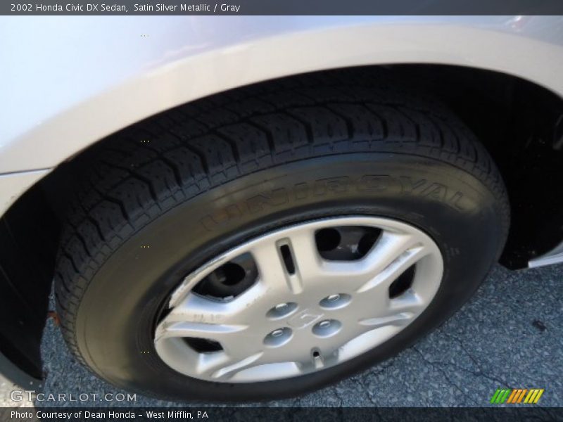 Satin Silver Metallic / Gray 2002 Honda Civic DX Sedan