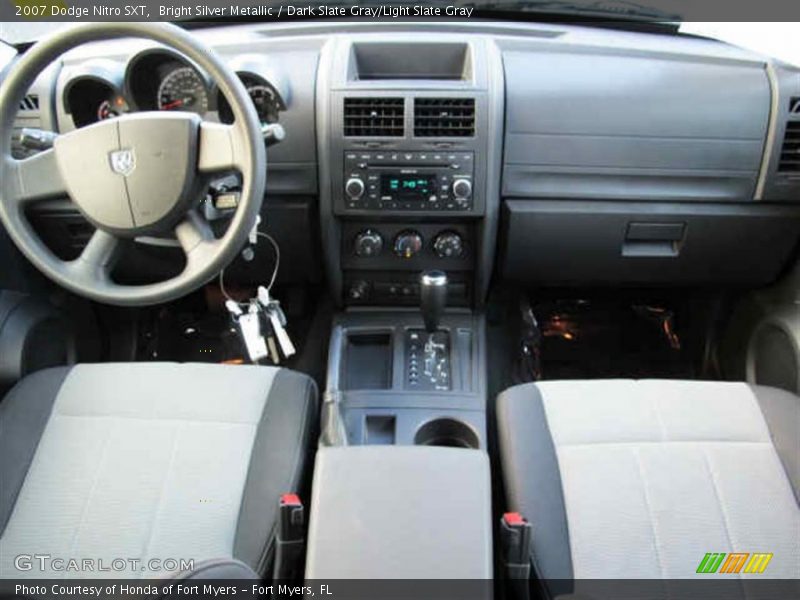 Bright Silver Metallic / Dark Slate Gray/Light Slate Gray 2007 Dodge Nitro SXT