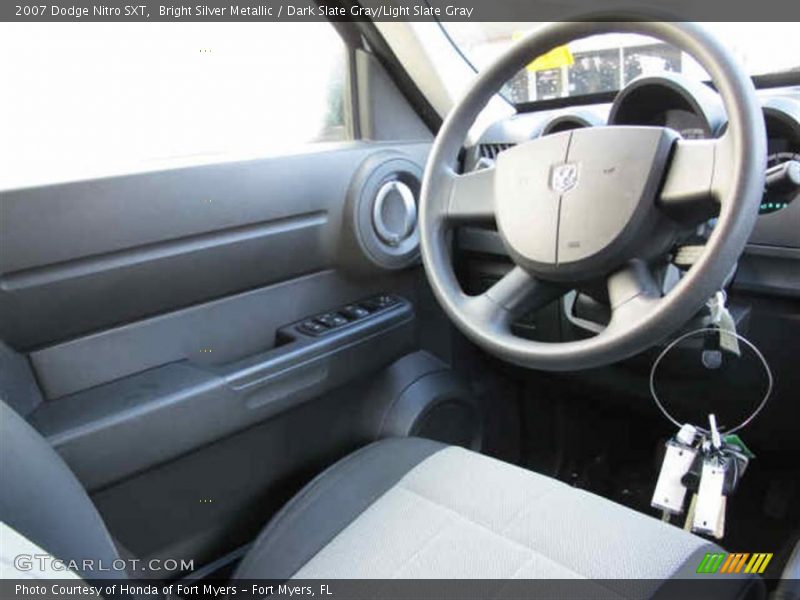 Bright Silver Metallic / Dark Slate Gray/Light Slate Gray 2007 Dodge Nitro SXT