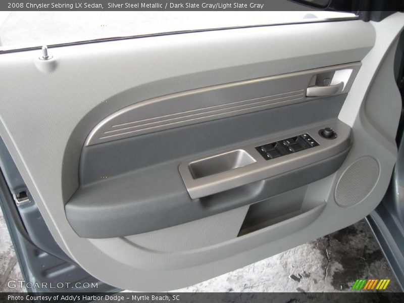 Silver Steel Metallic / Dark Slate Gray/Light Slate Gray 2008 Chrysler Sebring LX Sedan
