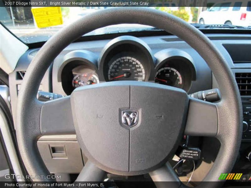 Bright Silver Metallic / Dark Slate Gray/Light Slate Gray 2007 Dodge Nitro SXT