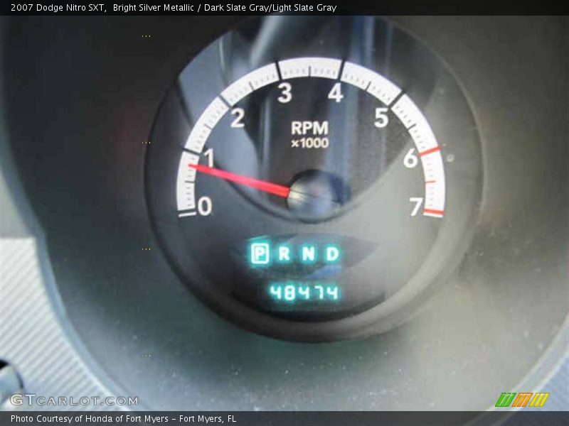Bright Silver Metallic / Dark Slate Gray/Light Slate Gray 2007 Dodge Nitro SXT