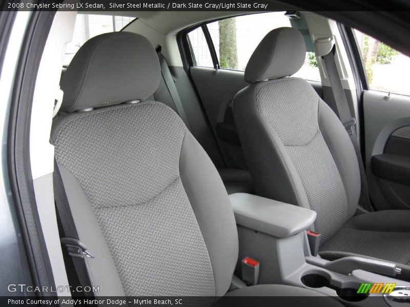 Silver Steel Metallic / Dark Slate Gray/Light Slate Gray 2008 Chrysler Sebring LX Sedan