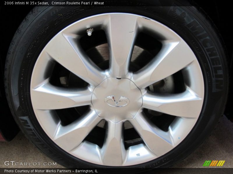 Crimson Roulette Pearl / Wheat 2006 Infiniti M 35x Sedan