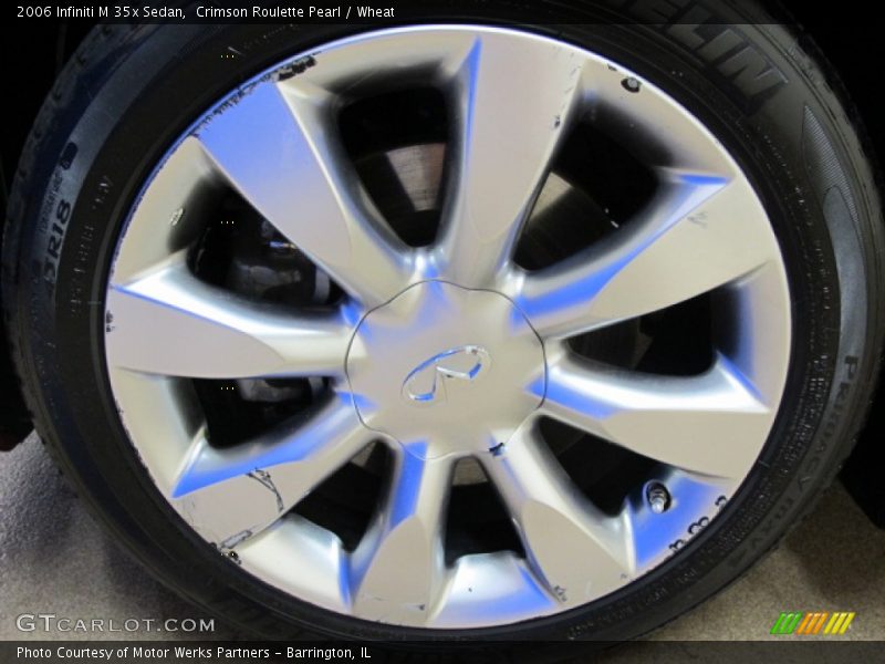 Crimson Roulette Pearl / Wheat 2006 Infiniti M 35x Sedan