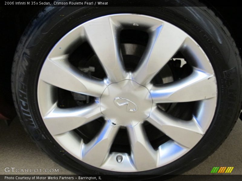 Crimson Roulette Pearl / Wheat 2006 Infiniti M 35x Sedan