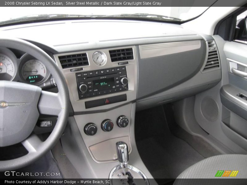 Silver Steel Metallic / Dark Slate Gray/Light Slate Gray 2008 Chrysler Sebring LX Sedan