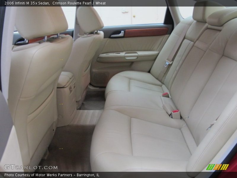 Crimson Roulette Pearl / Wheat 2006 Infiniti M 35x Sedan