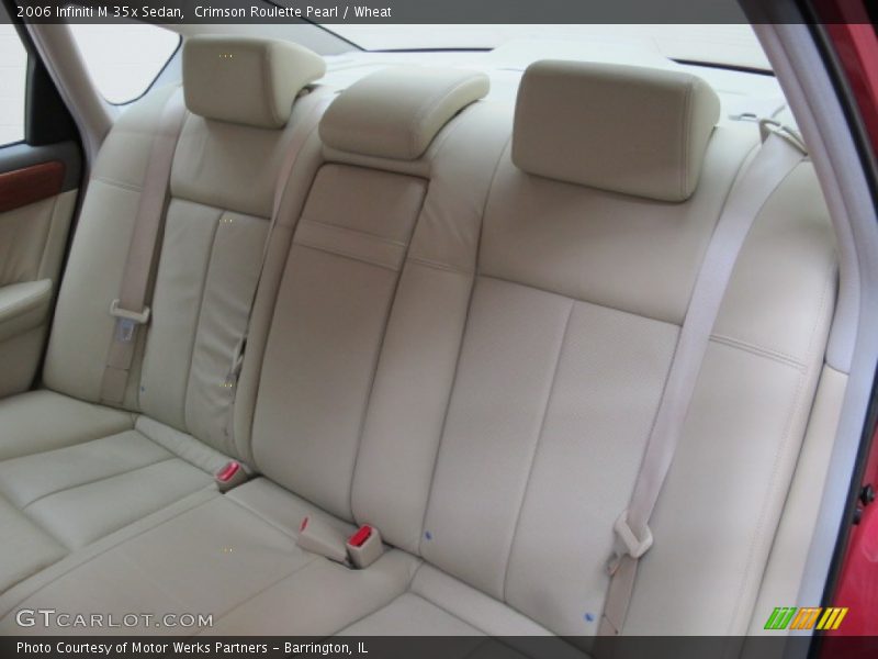 Crimson Roulette Pearl / Wheat 2006 Infiniti M 35x Sedan