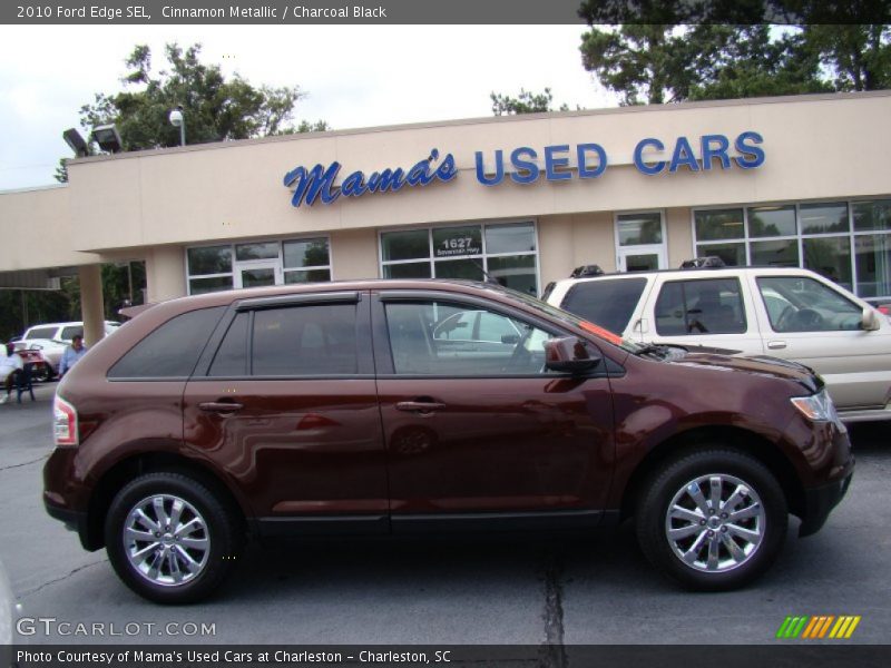 Cinnamon Metallic / Charcoal Black 2010 Ford Edge SEL