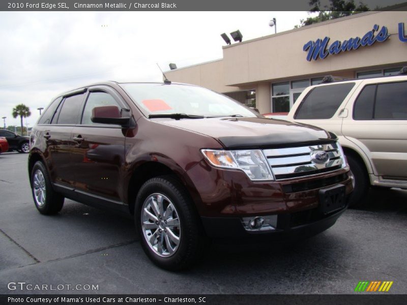 Cinnamon Metallic / Charcoal Black 2010 Ford Edge SEL