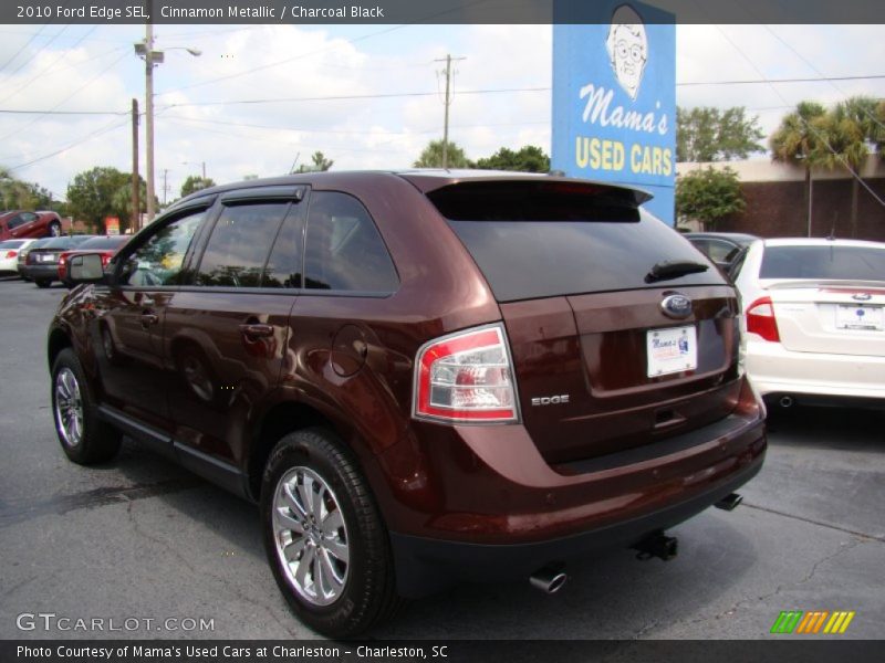Cinnamon Metallic / Charcoal Black 2010 Ford Edge SEL