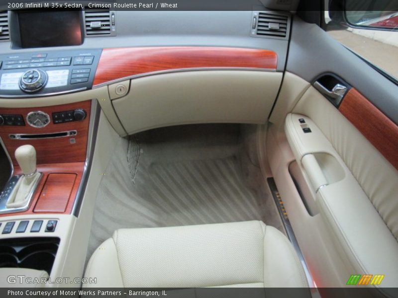 Crimson Roulette Pearl / Wheat 2006 Infiniti M 35x Sedan