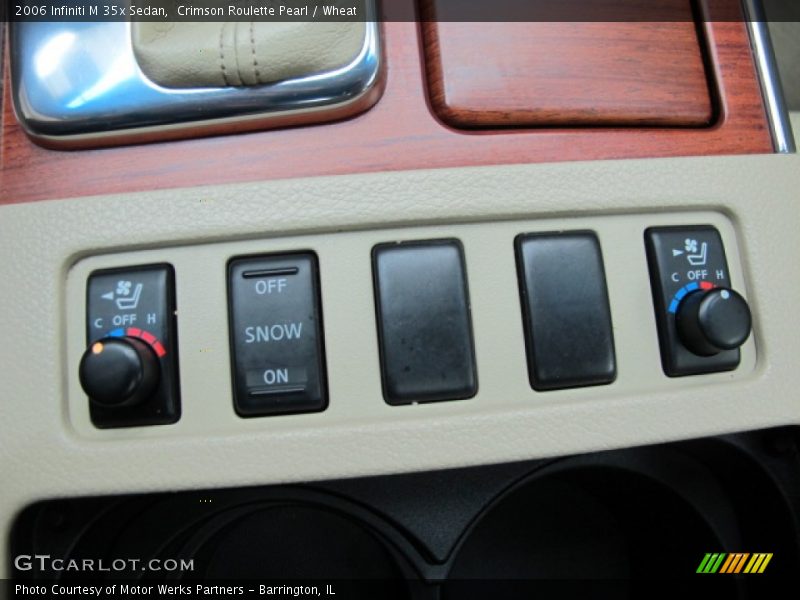 Crimson Roulette Pearl / Wheat 2006 Infiniti M 35x Sedan