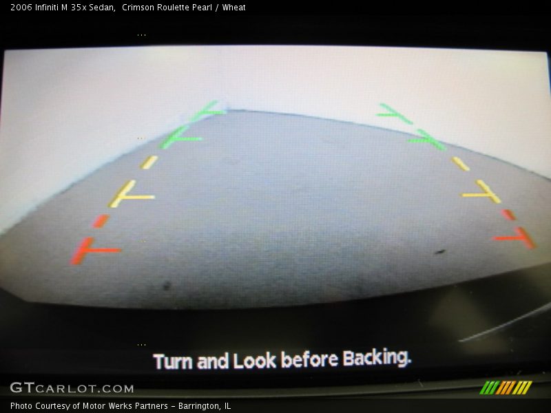 Crimson Roulette Pearl / Wheat 2006 Infiniti M 35x Sedan