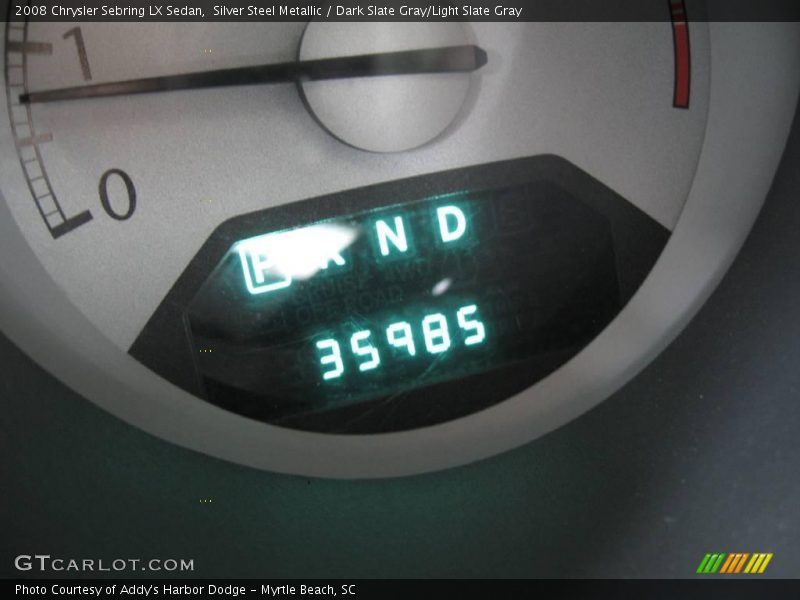 Silver Steel Metallic / Dark Slate Gray/Light Slate Gray 2008 Chrysler Sebring LX Sedan