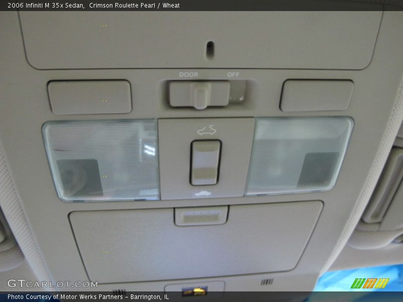Crimson Roulette Pearl / Wheat 2006 Infiniti M 35x Sedan