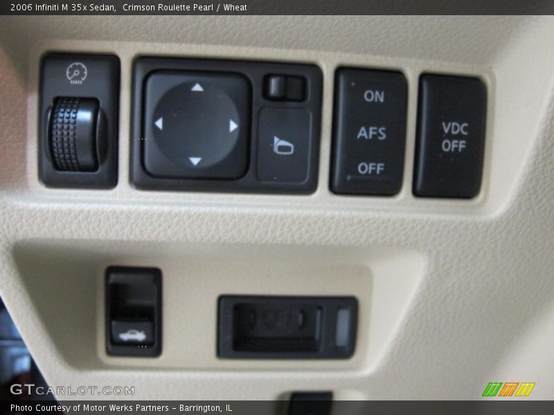 Crimson Roulette Pearl / Wheat 2006 Infiniti M 35x Sedan