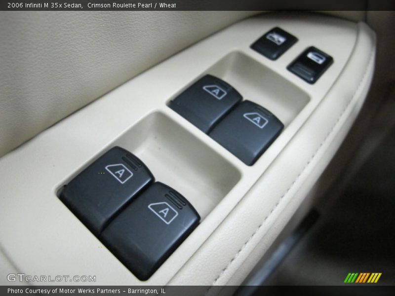 Crimson Roulette Pearl / Wheat 2006 Infiniti M 35x Sedan