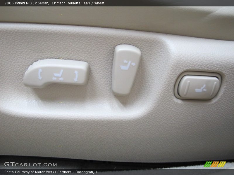 Crimson Roulette Pearl / Wheat 2006 Infiniti M 35x Sedan