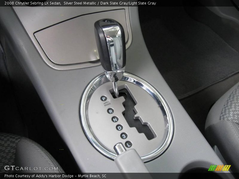 Silver Steel Metallic / Dark Slate Gray/Light Slate Gray 2008 Chrysler Sebring LX Sedan