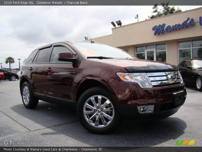 Cinnamon Metallic / Charcoal Black 2010 Ford Edge SEL