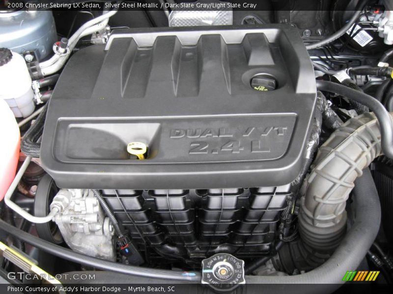 Silver Steel Metallic / Dark Slate Gray/Light Slate Gray 2008 Chrysler Sebring LX Sedan