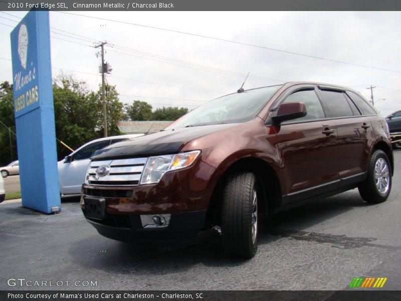 Cinnamon Metallic / Charcoal Black 2010 Ford Edge SEL