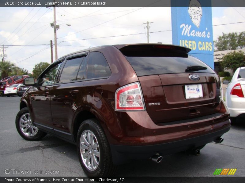 Cinnamon Metallic / Charcoal Black 2010 Ford Edge SEL