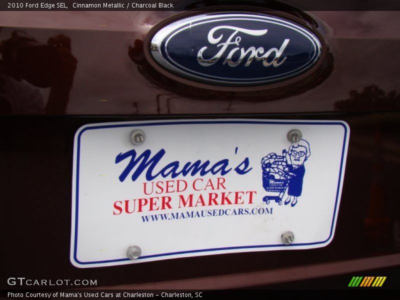 Cinnamon Metallic / Charcoal Black 2010 Ford Edge SEL