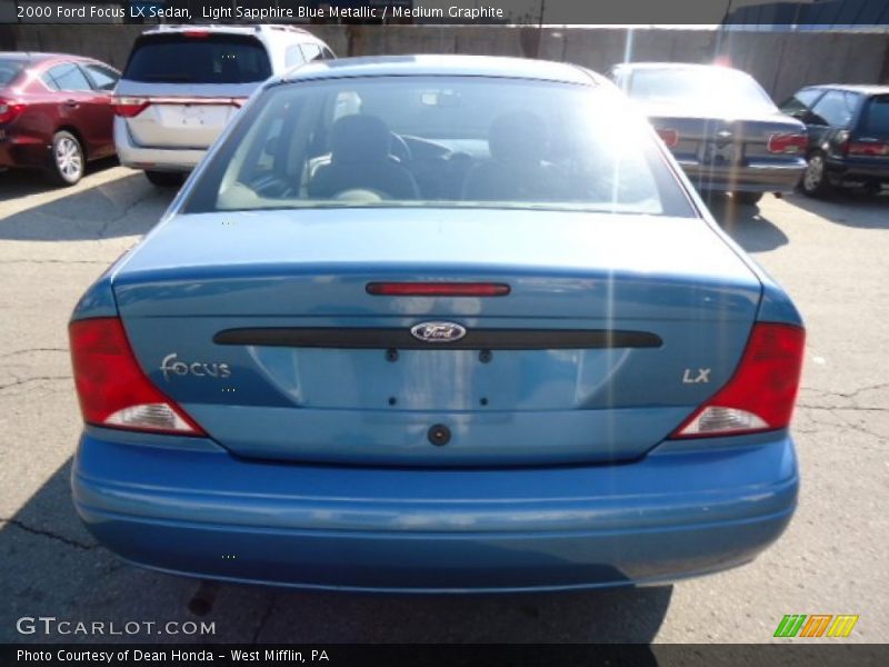 Light Sapphire Blue Metallic / Medium Graphite 2000 Ford Focus LX Sedan
