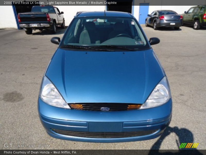 Light Sapphire Blue Metallic / Medium Graphite 2000 Ford Focus LX Sedan
