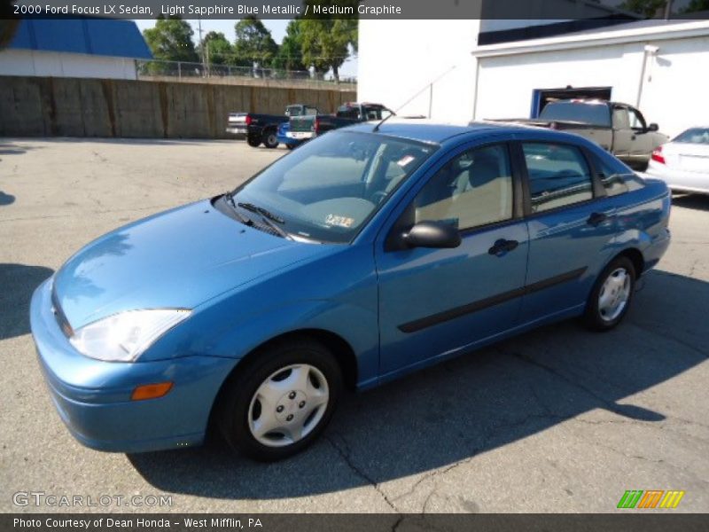 Light Sapphire Blue Metallic / Medium Graphite 2000 Ford Focus LX Sedan
