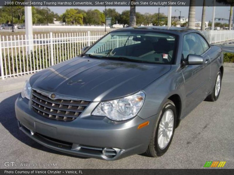 Silver Steel Metallic / Dark Slate Gray/Light Slate Gray 2008 Chrysler Sebring Touring Hardtop Convertible