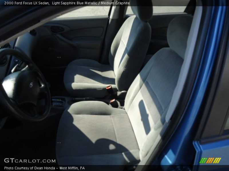 Light Sapphire Blue Metallic / Medium Graphite 2000 Ford Focus LX Sedan