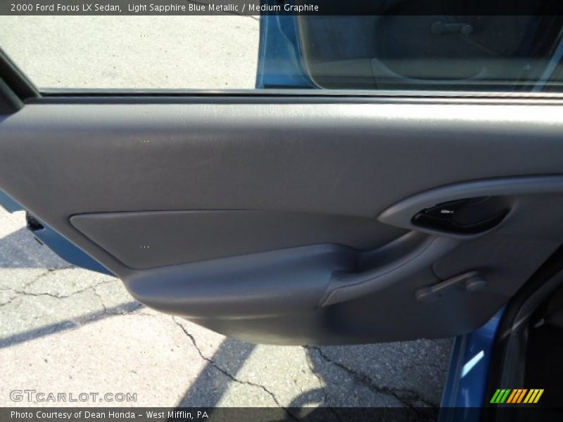 Light Sapphire Blue Metallic / Medium Graphite 2000 Ford Focus LX Sedan