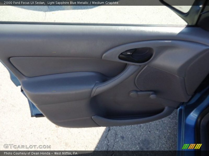 Light Sapphire Blue Metallic / Medium Graphite 2000 Ford Focus LX Sedan