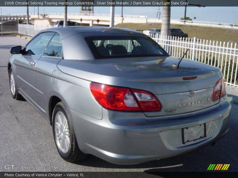 Silver Steel Metallic / Dark Slate Gray/Light Slate Gray 2008 Chrysler Sebring Touring Hardtop Convertible
