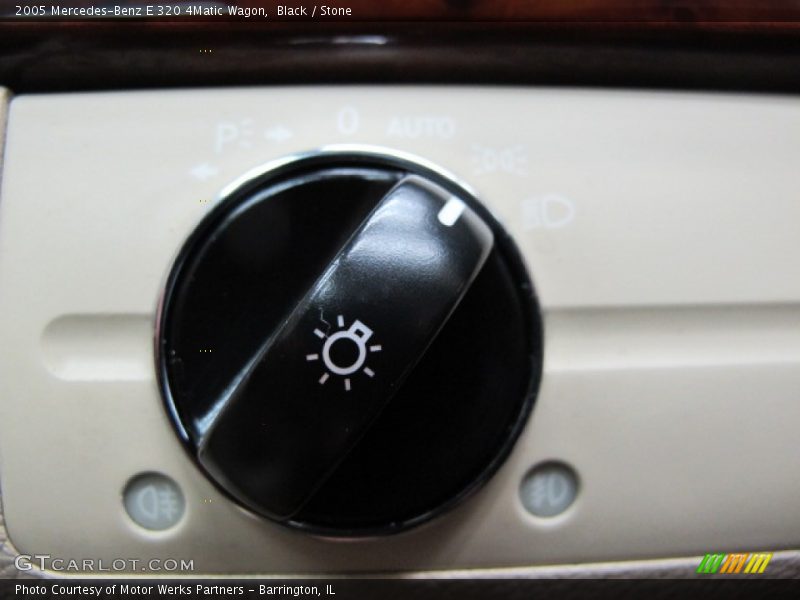 Controls of 2005 E 320 4Matic Wagon