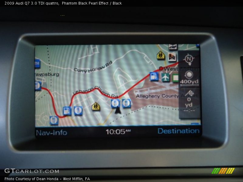 Navigation of 2009 Q7 3.0 TDI quattro