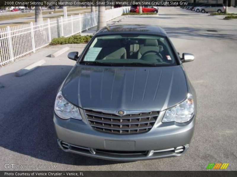Silver Steel Metallic / Dark Slate Gray/Light Slate Gray 2008 Chrysler Sebring Touring Hardtop Convertible
