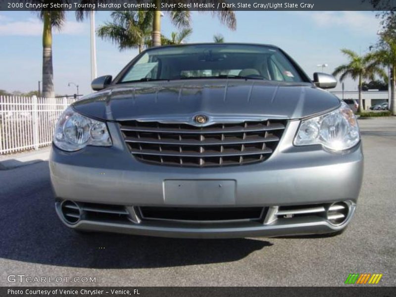 Silver Steel Metallic / Dark Slate Gray/Light Slate Gray 2008 Chrysler Sebring Touring Hardtop Convertible