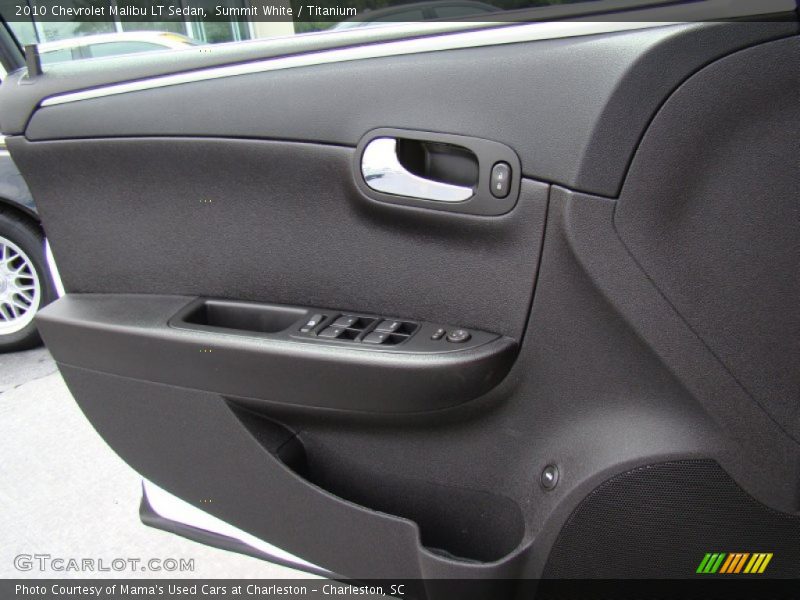 Summit White / Titanium 2010 Chevrolet Malibu LT Sedan