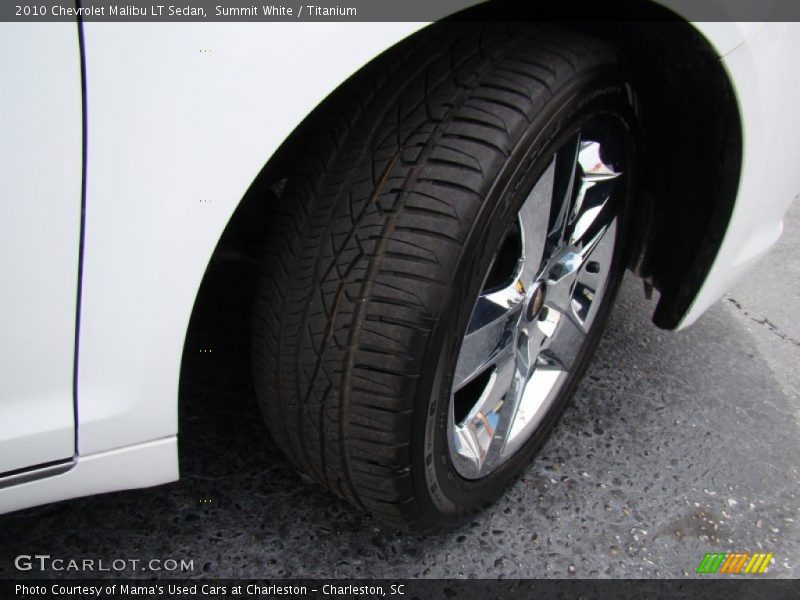 Summit White / Titanium 2010 Chevrolet Malibu LT Sedan