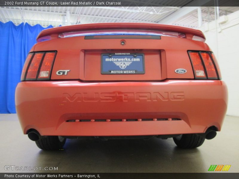 Laser Red Metallic / Dark Charcoal 2002 Ford Mustang GT Coupe