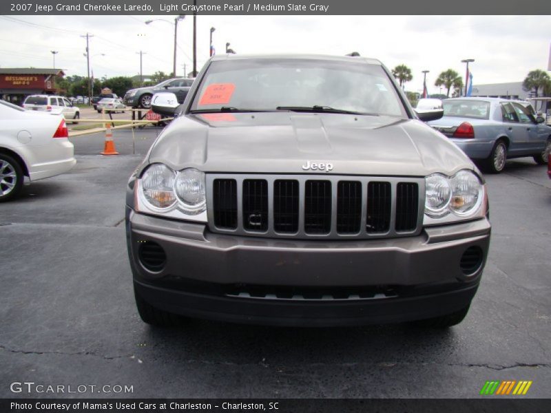 Light Graystone Pearl / Medium Slate Gray 2007 Jeep Grand Cherokee Laredo
