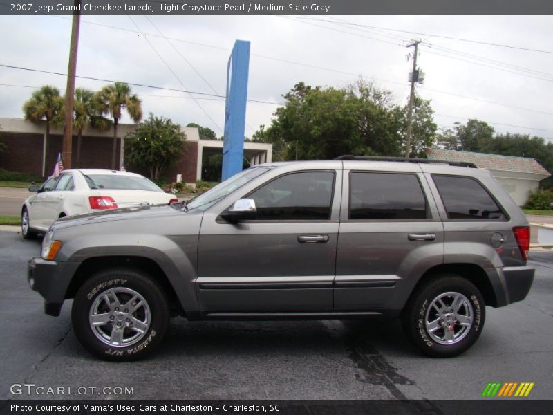 Light Graystone Pearl / Medium Slate Gray 2007 Jeep Grand Cherokee Laredo